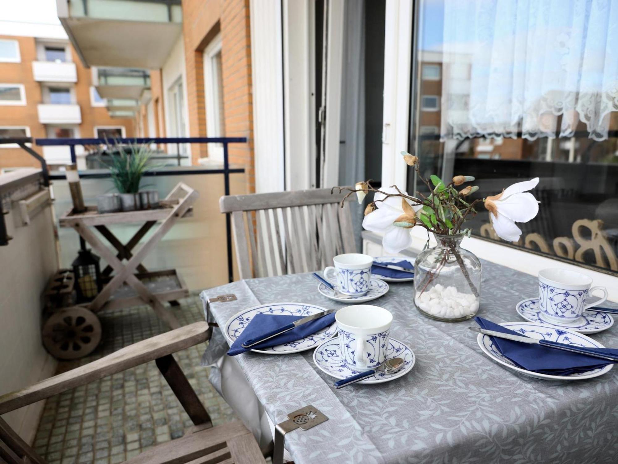 2-Zimmer-Appartement im 1. Obergeschoss Westerland Exterior foto